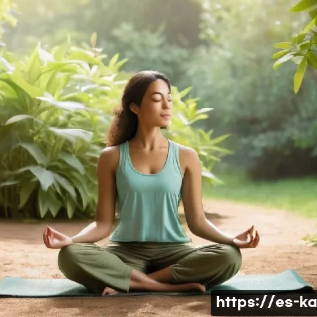 자연 처방 제도에서의 심리적 접근법 - **Prompt 1: Serene Meditation in a Natural Sanctuary**
"A calm and serene woman, appearing to be...